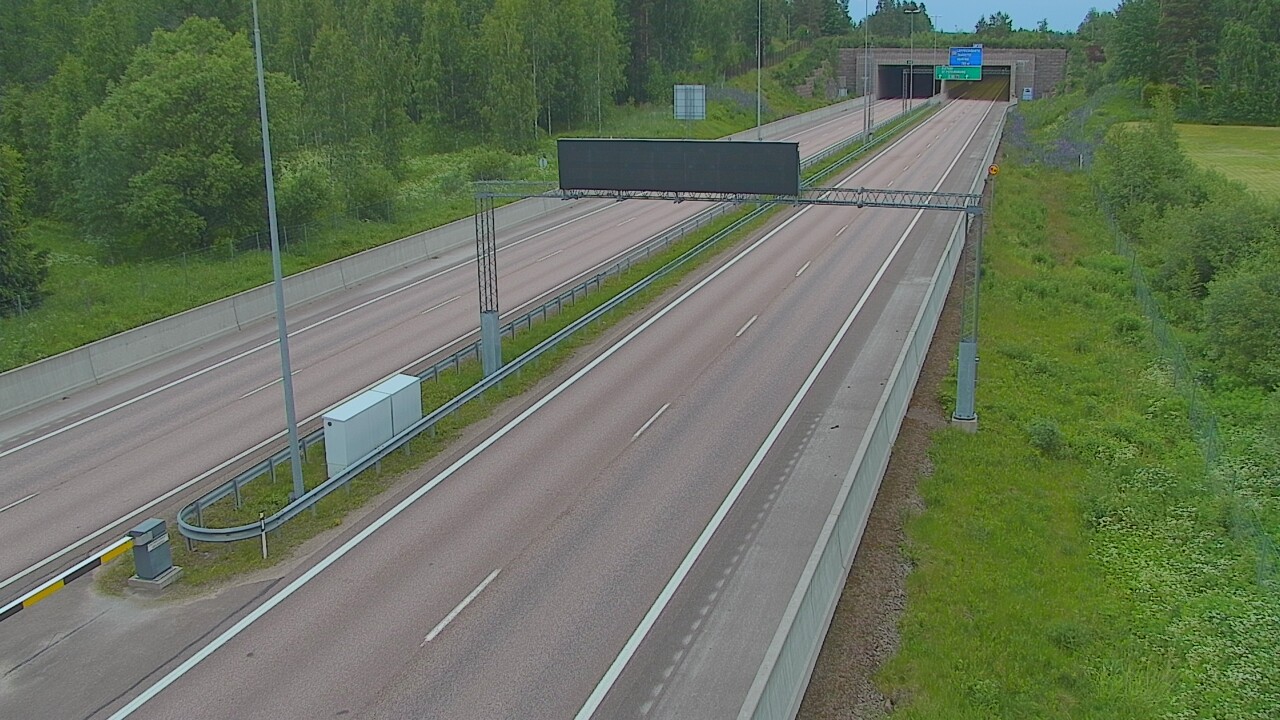 Kelikamerat Kuva Tie 7 Hamina, Husula, puomi länsi, Hamina, Kymenlaakso