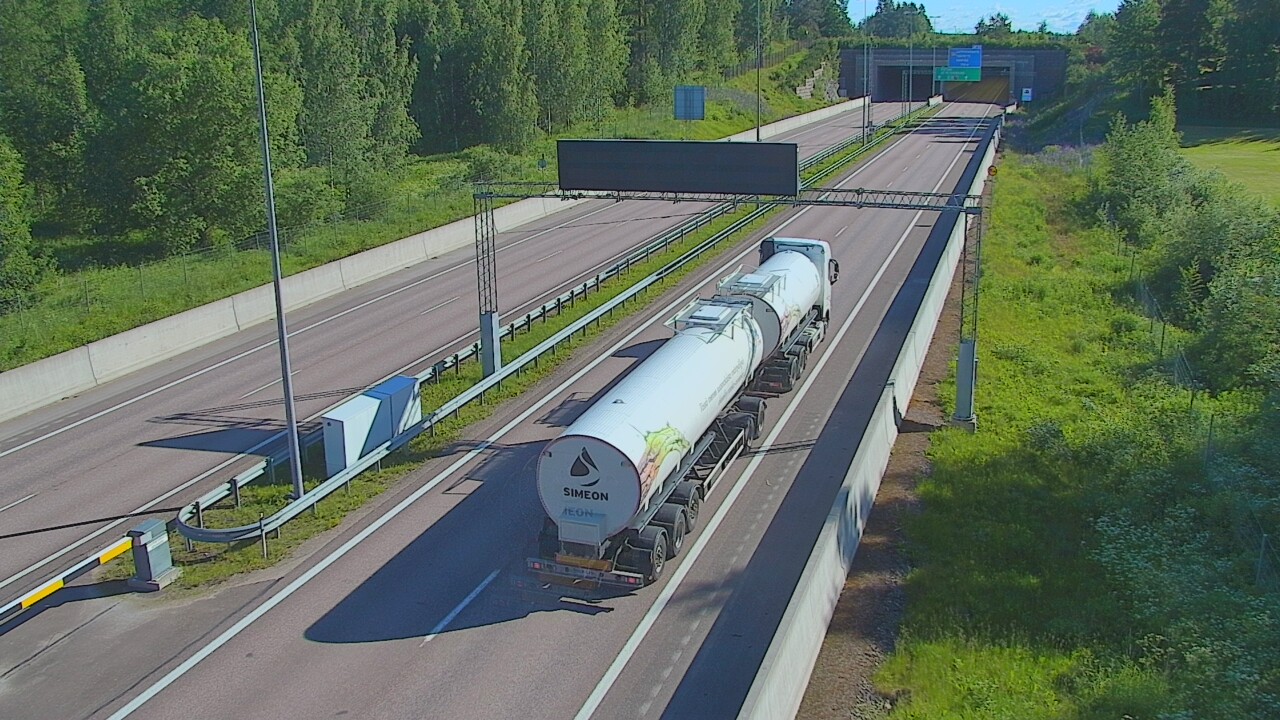 Weather Camera Image Road 7 Hamina, Husula, boom west, Hamina, Kymenlaakso