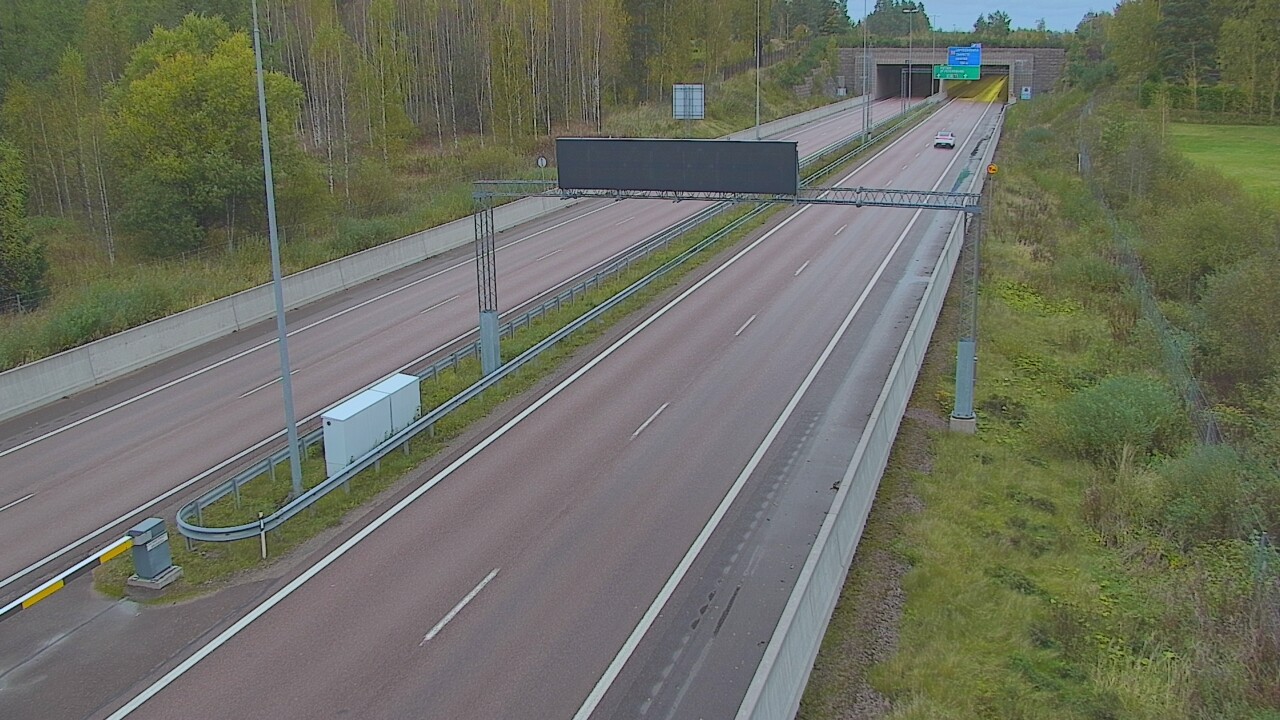Kelikamerat Kuva Tie 7 Hamina, Husula, puomi länsi, Hamina, Kymenlaakso