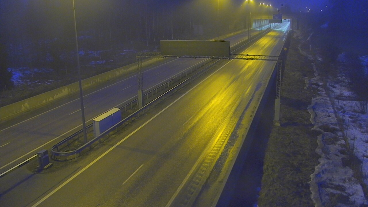 Kelikamerat Kuva Tie 7 Hamina, Husula, puomi länsi, Hamina, Kymenlaakso