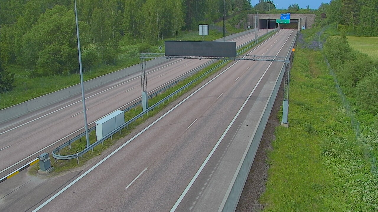 Kelikamerat Kuva Tie 7 Hamina, Husula, puomi länsi, Hamina, Kymenlaakso
