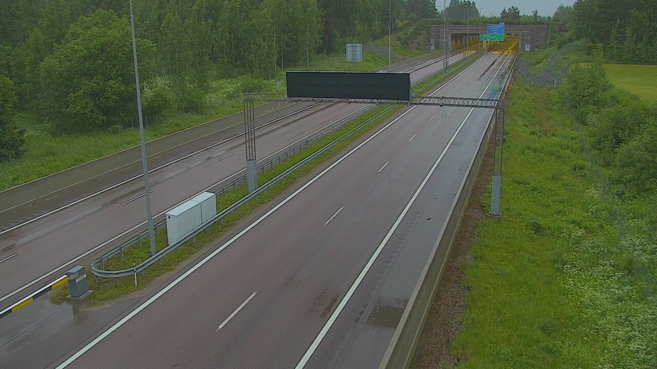 Kelikamerat Kuva Tie 7 Hamina, Husula, puomi länsi, Hamina, Kymenlaakso
