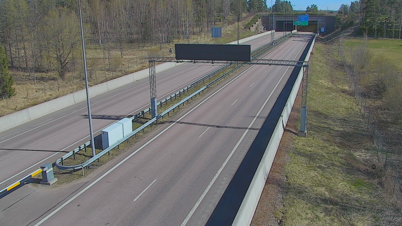 Kelikamerat Kuva Tie 7 Hamina, Husula, puomi länsi, Hamina, Kymenlaakso