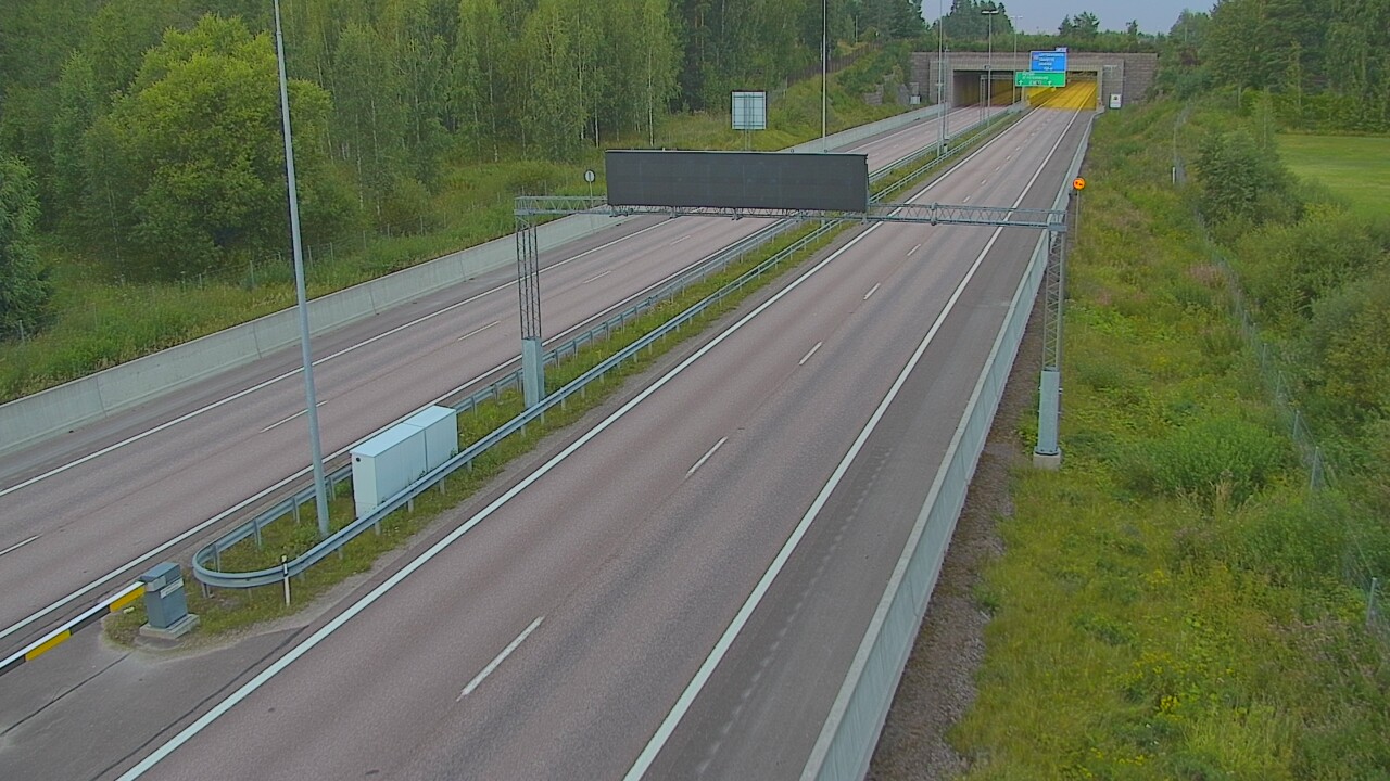 Kelikamerat Kuva Tie 7 Hamina, Husula, puomi länsi, Hamina, Kymenlaakso