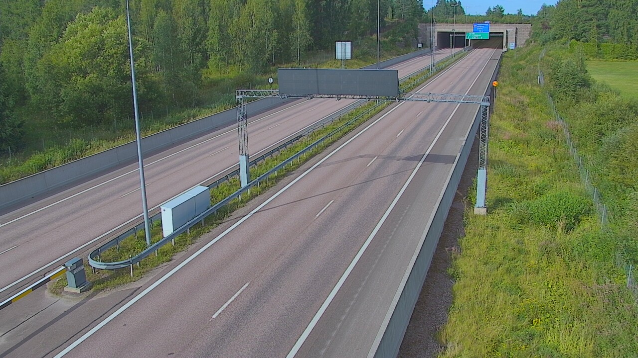 Kelikamerat Kuva Tie 7 Hamina, Husula, puomi länsi, Hamina, Kymenlaakso