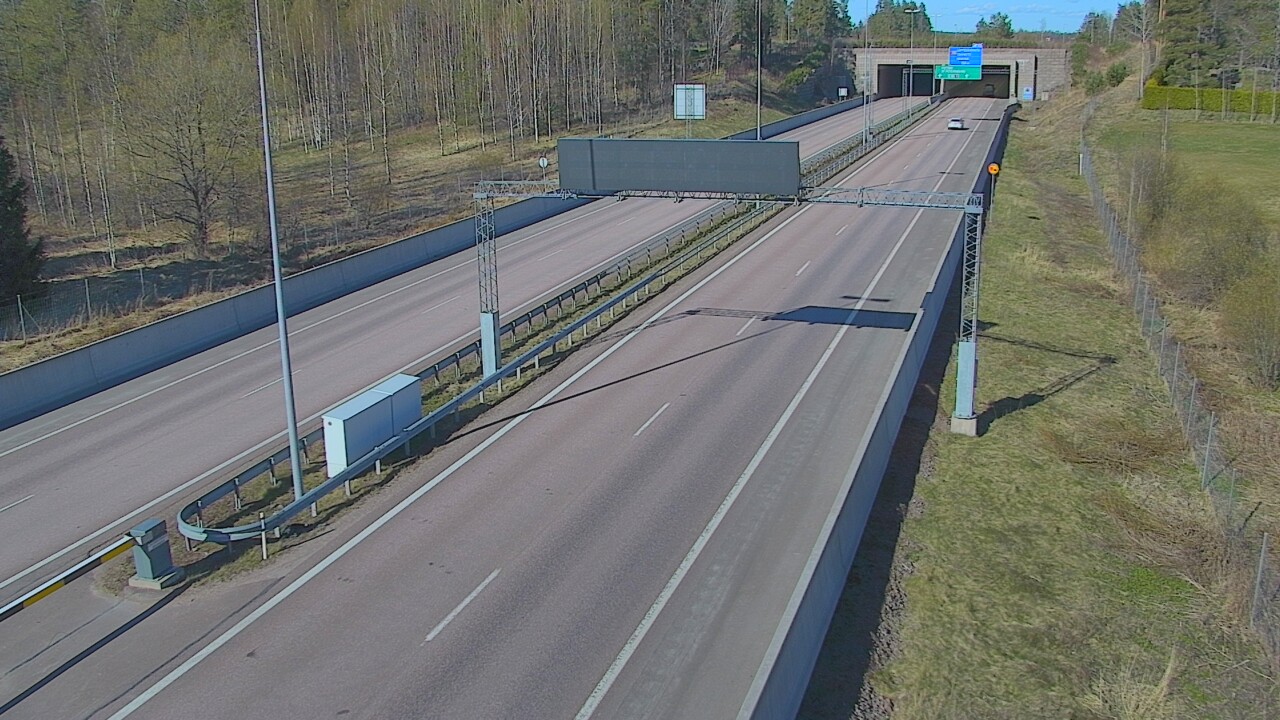 Kelikamerat Kuva Tie 7 Hamina, Husula, puomi länsi, Hamina, Kymenlaakso