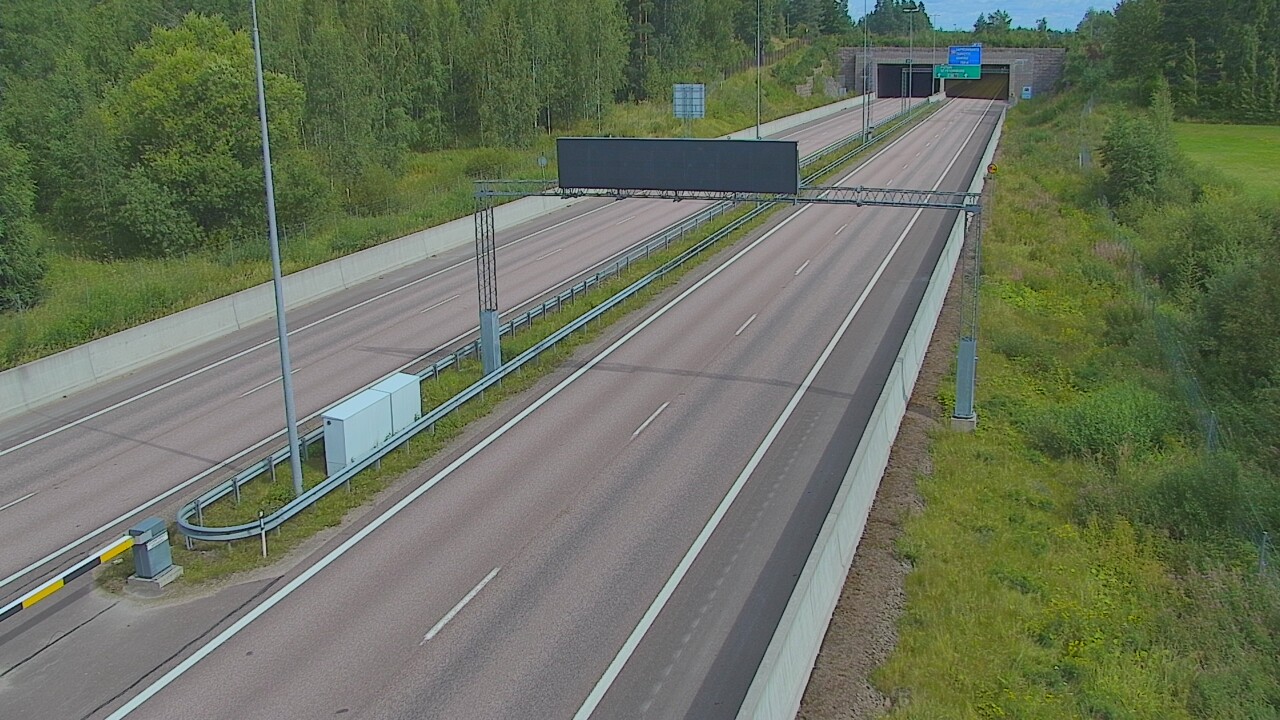 Kelikamerat Kuva Tie 7 Hamina, Husula, puomi länsi, Hamina, Kymenlaakso