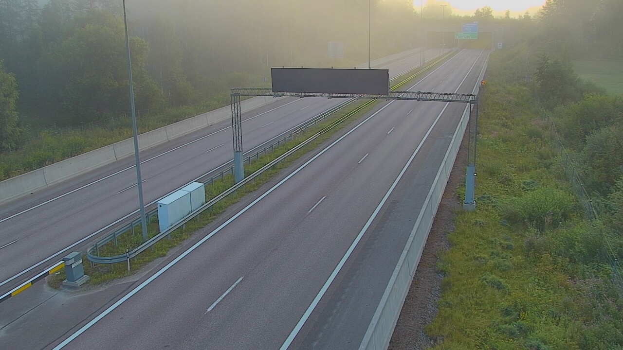 Kelikamerat Kuva Tie 7 Hamina, Husula, puomi länsi, Hamina, Kymenlaakso