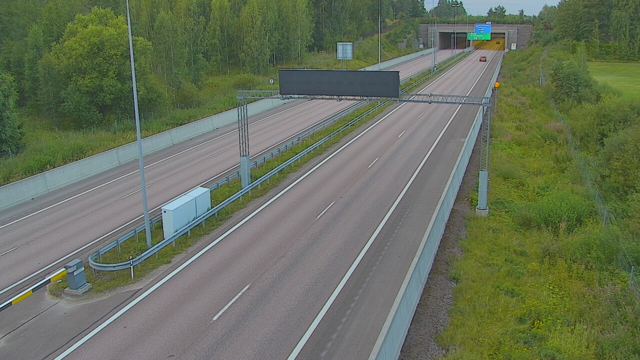 Kelikamerat Kuva Tie 7 Hamina, Husula, puomi länsi, Hamina, Kymenlaakso