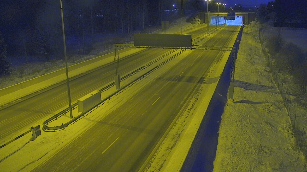 Kelikamerat Kuva Tie 7 Hamina, Husula, puomi länsi, Hamina, Kymenlaakso