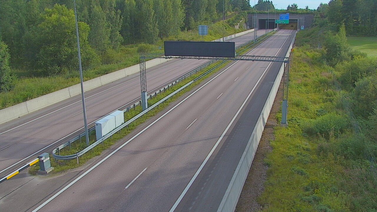 Kelikamerat Kuva Tie 7 Hamina, Husula, puomi länsi, Hamina, Kymenlaakso