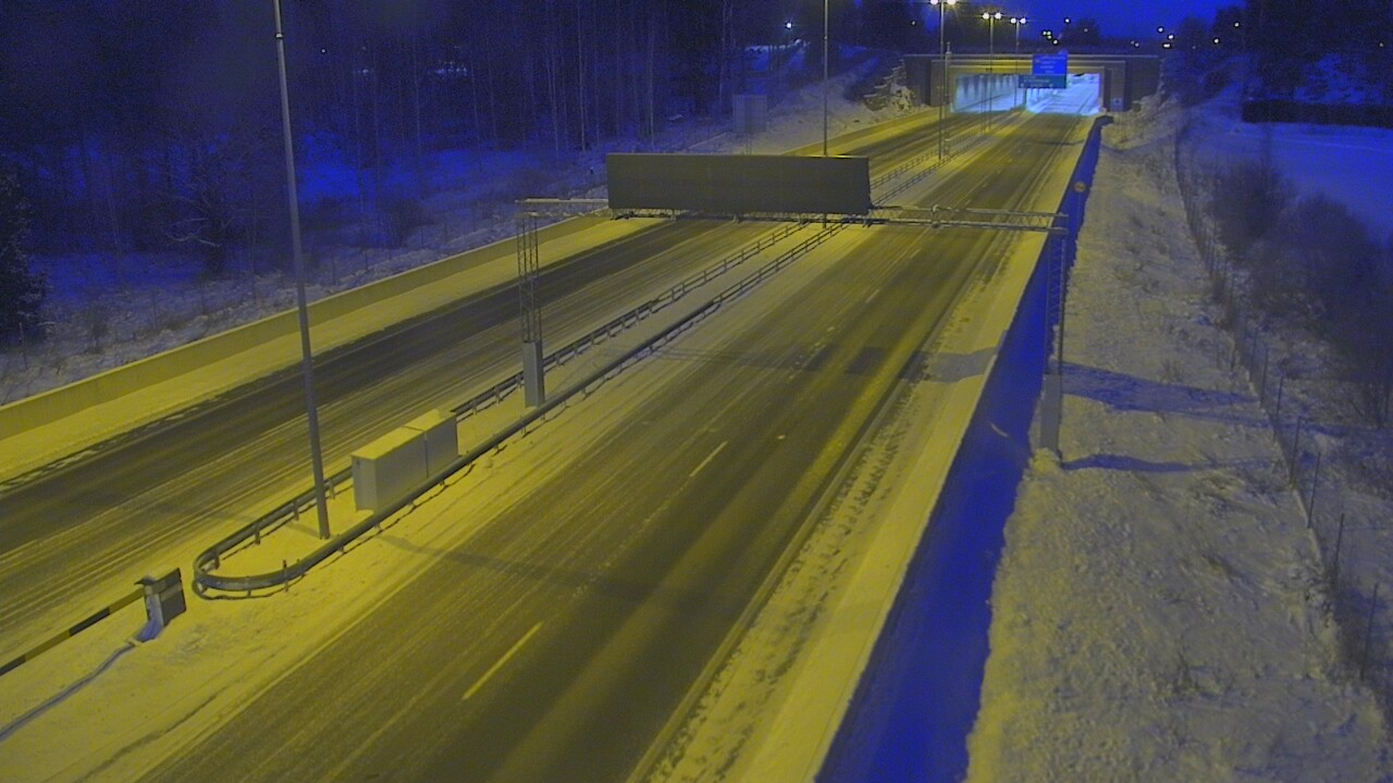 Kelikamerat Kuva Tie 7 Hamina, Husula, puomi länsi, Hamina, Kymenlaakso