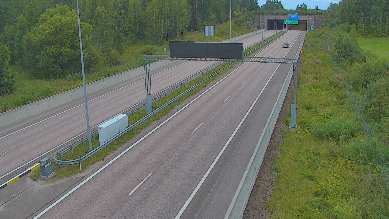 Kelikamerat Kuva Tie 7 Hamina, Husula, puomi länsi, Hamina, Kymenlaakso