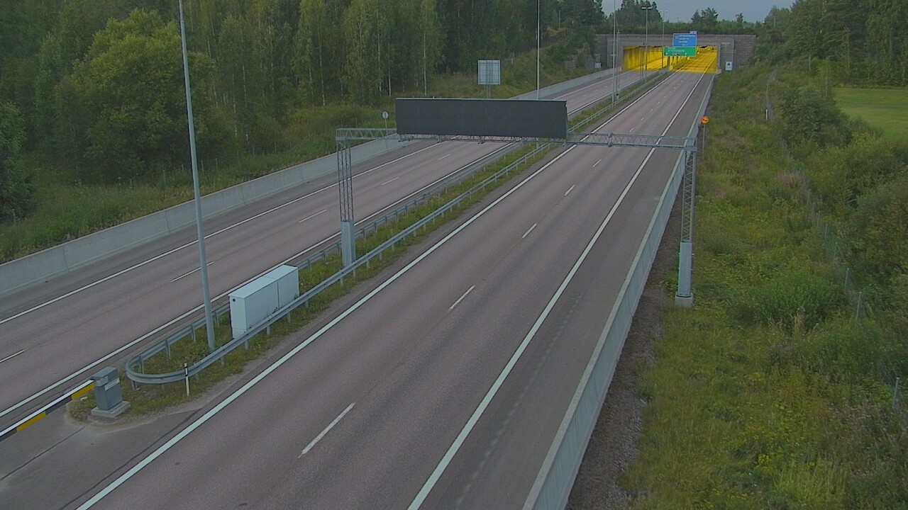 Kelikamerat Kuva Tie 7 Hamina, Husula, puomi länsi, Hamina, Kymenlaakso