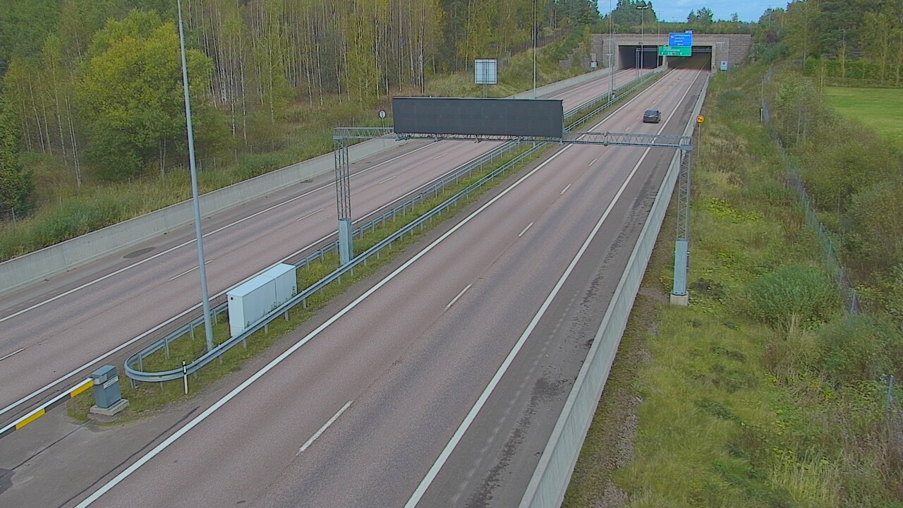 Kelikamerat Kuva Tie 7 Hamina, Husula, puomi länsi, Hamina, Kymenlaakso