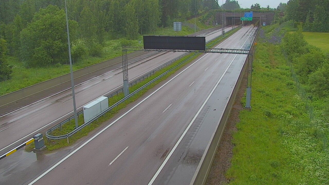 Kelikamerat Kuva Tie 7 Hamina, Husula, puomi länsi, Hamina, Kymenlaakso