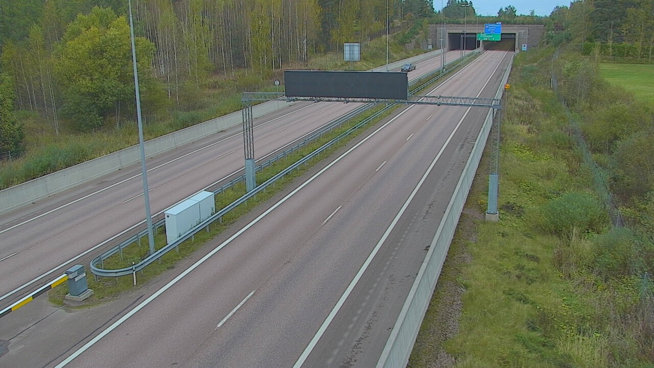 Kelikamerat Kuva Tie 7 Hamina, Husula, puomi länsi, Hamina, Kymenlaakso