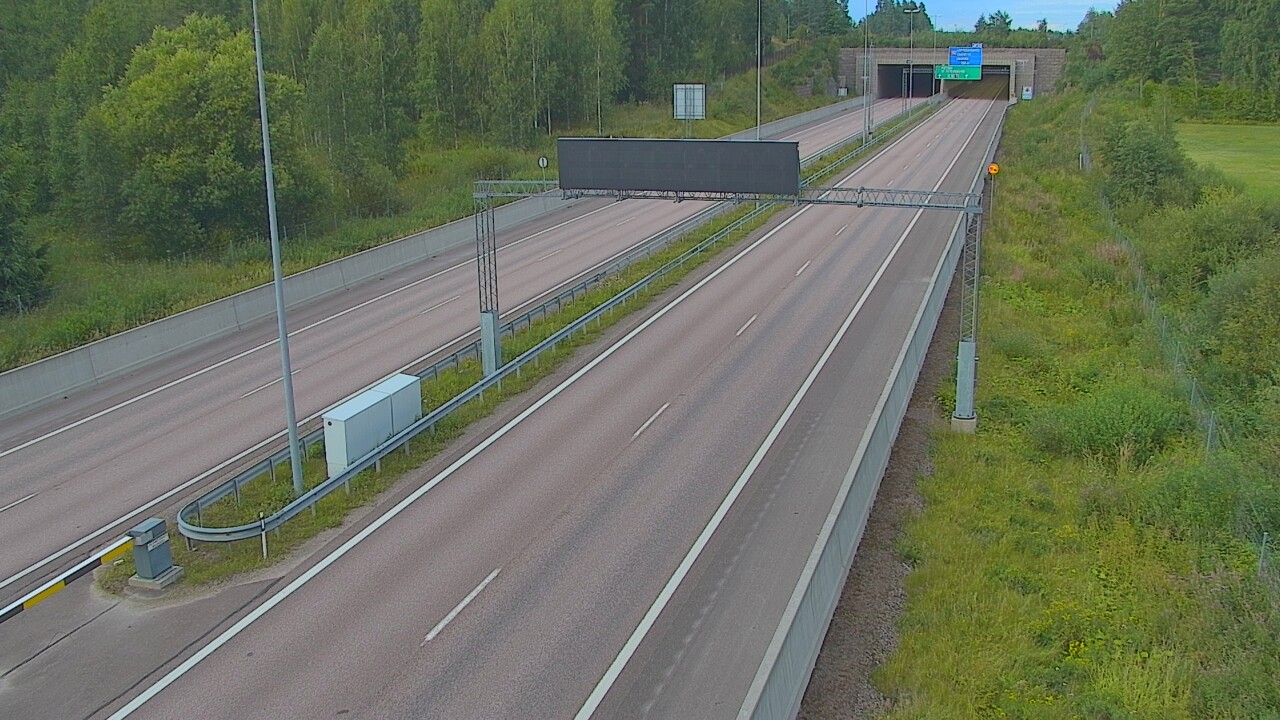 Kelikamerat Kuva Tie 7 Hamina, Husula, puomi länsi, Hamina, Kymenlaakso