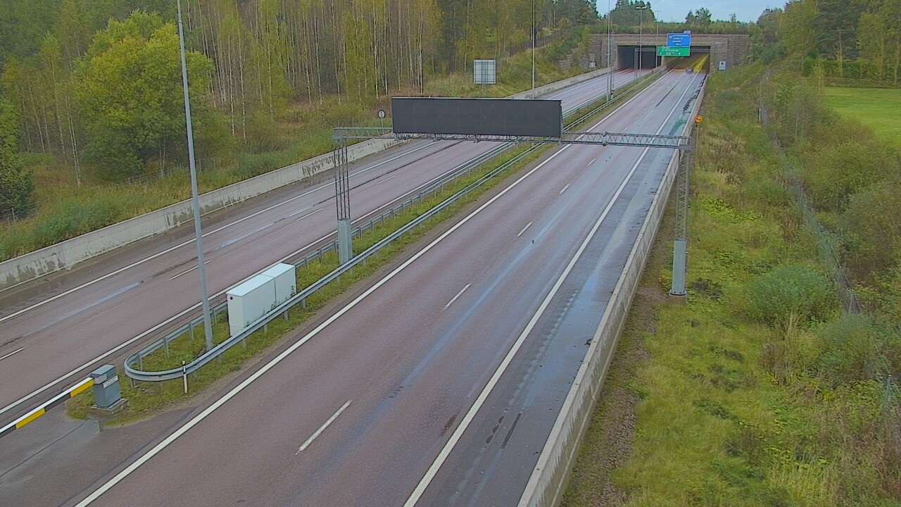 Kelikamerat Kuva Tie 7 Hamina, Husula, puomi länsi, Hamina, Kymenlaakso