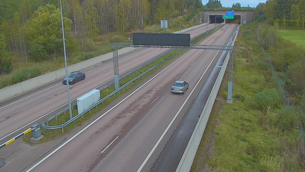 Kelikamerat Kuva Tie 7 Hamina, Husula, puomi länsi, Hamina, Kymenlaakso
