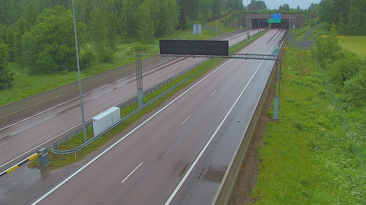 Kelikamerat Kuva Tie 7 Hamina, Husula, puomi länsi, Hamina, Kymenlaakso