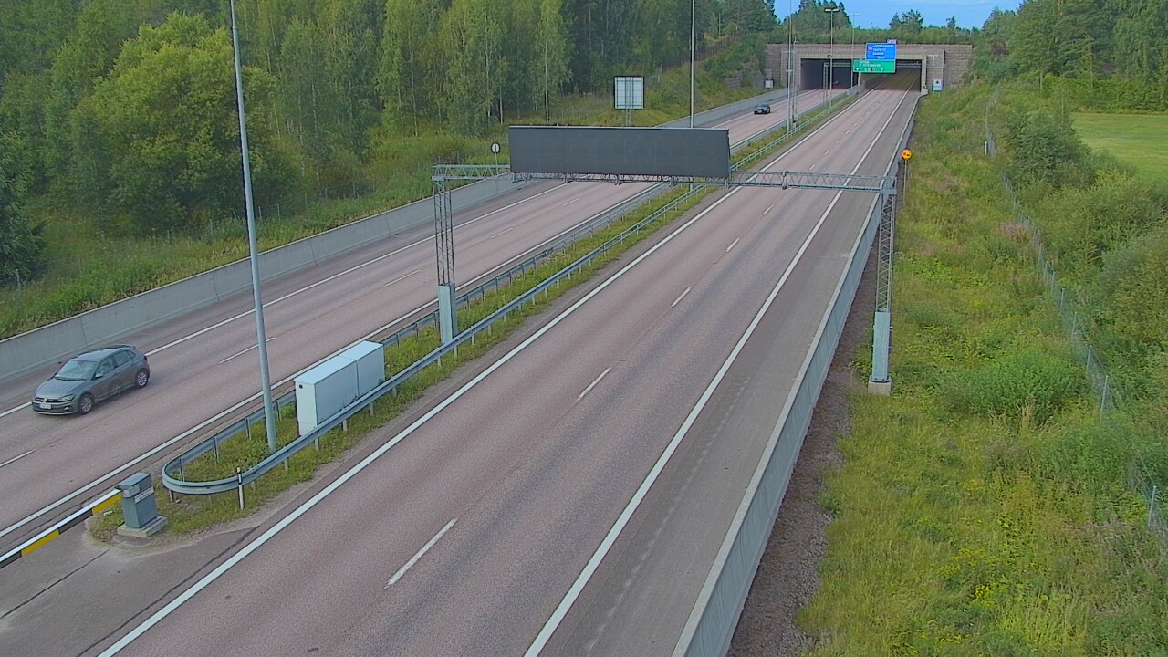 Kelikamerat Kuva Tie 7 Hamina, Husula, puomi länsi, Hamina, Kymenlaakso