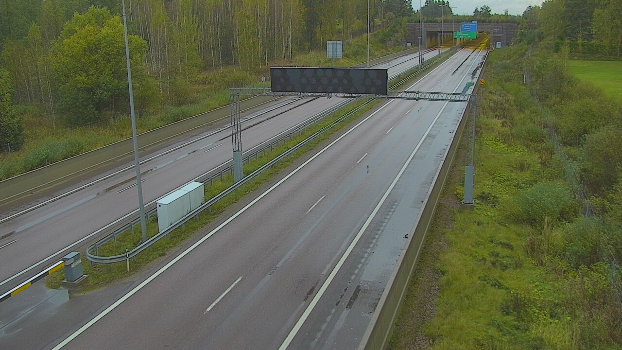 Kelikamerat Kuva Tie 7 Hamina, Husula, puomi länsi, Hamina, Kymenlaakso