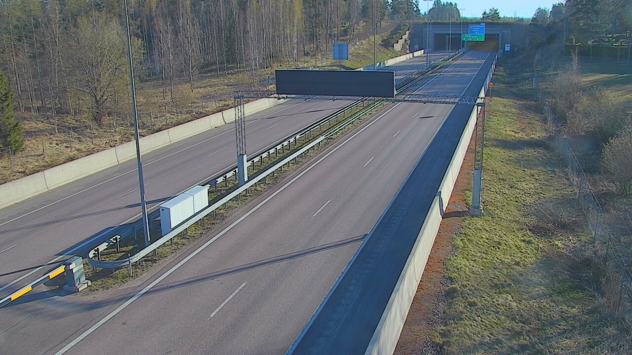 Kelikamerat Kuva Tie 7 Hamina, Husula, puomi länsi, Hamina, Kymenlaakso