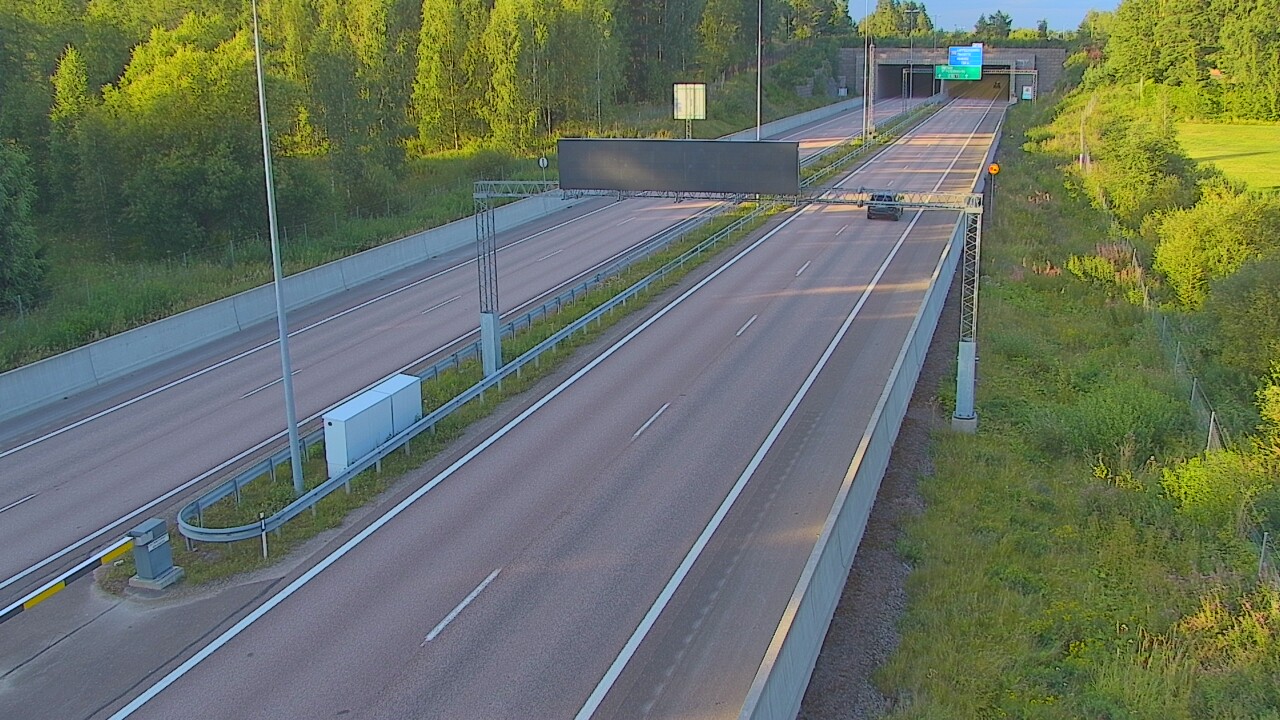 Kelikamerat Kuva Tie 7 Hamina, Husula, puomi länsi, Hamina, Kymenlaakso