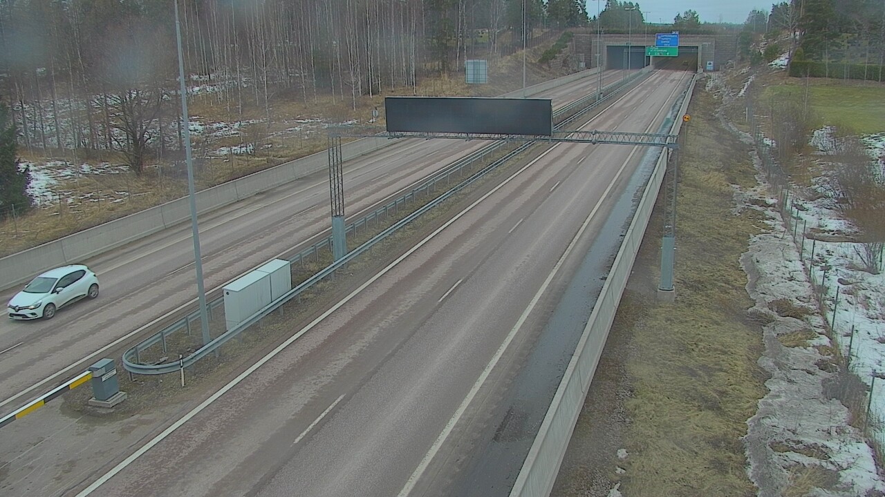 Kelikamerat Kuva Tie 7 Hamina, Husula, puomi länsi, Hamina, Kymenlaakso