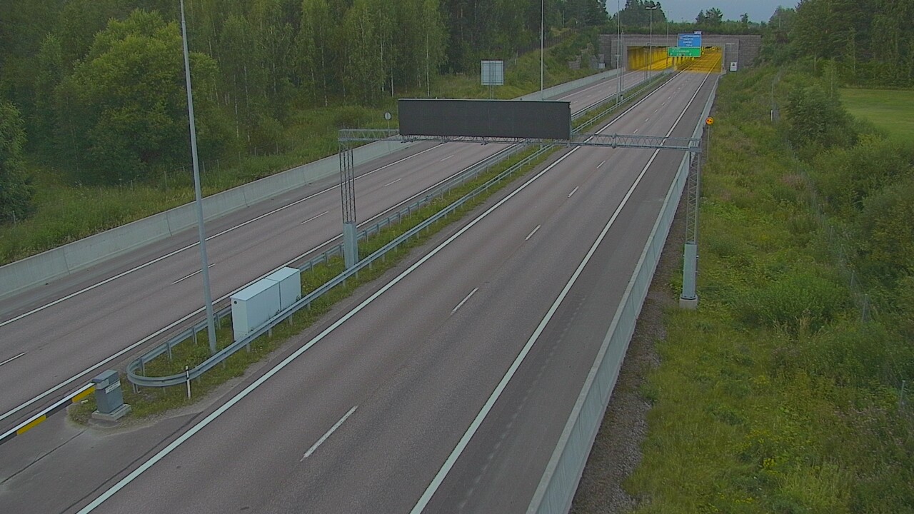 Kelikamerat Kuva Tie 7 Hamina, Husula, puomi länsi, Hamina, Kymenlaakso