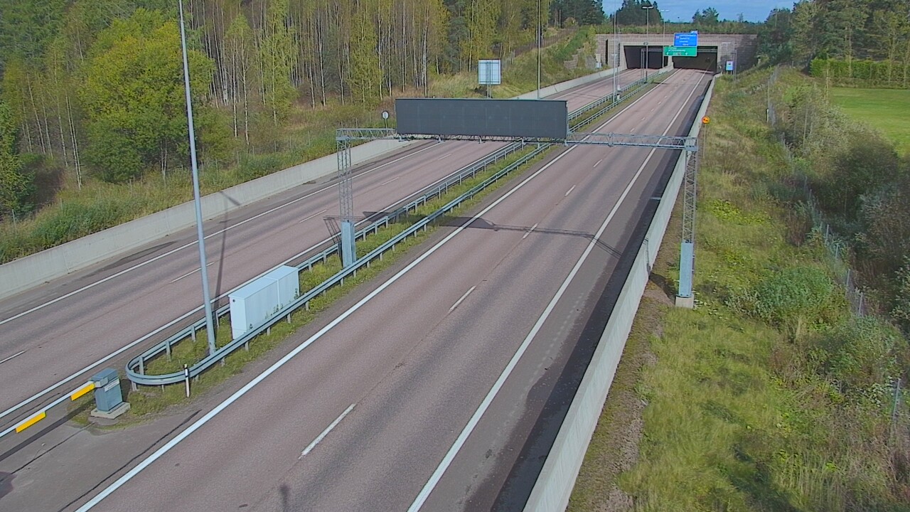 Kelikamerat Kuva Tie 7 Hamina, Husula, puomi länsi, Hamina, Kymenlaakso