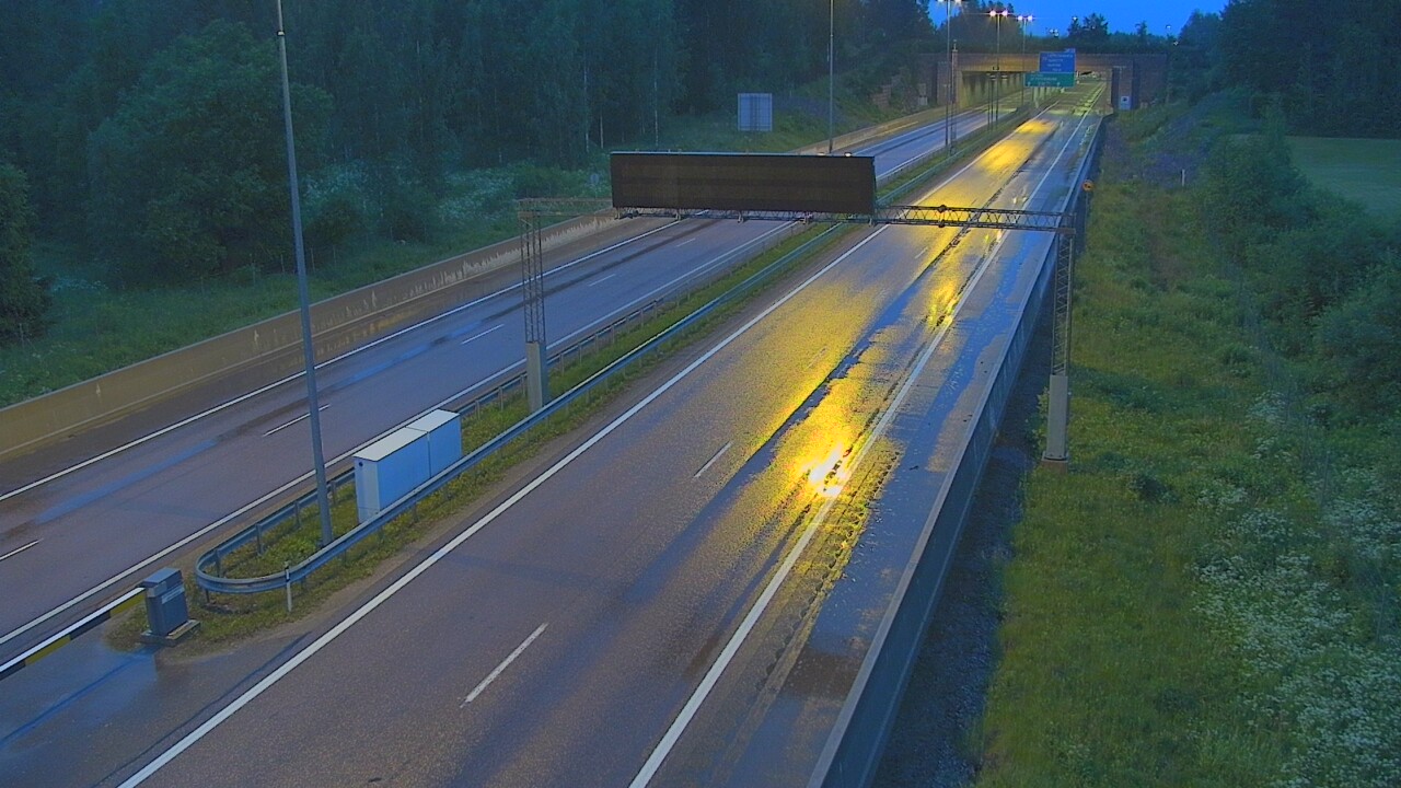 Kelikamerat Kuva Tie 7 Hamina, Husula, puomi länsi, Hamina, Kymenlaakso