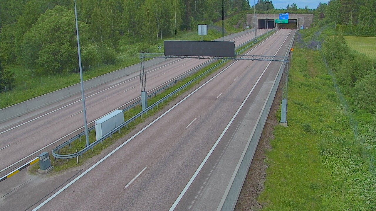 Kelikamerat Kuva Tie 7 Hamina, Husula, puomi länsi, Hamina, Kymenlaakso