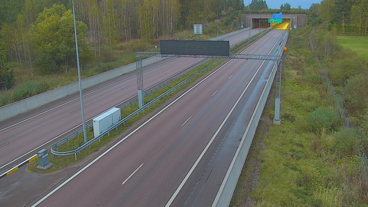 Kelikamerat Kuva Tie 7 Hamina, Husula, puomi länsi, Hamina, Kymenlaakso