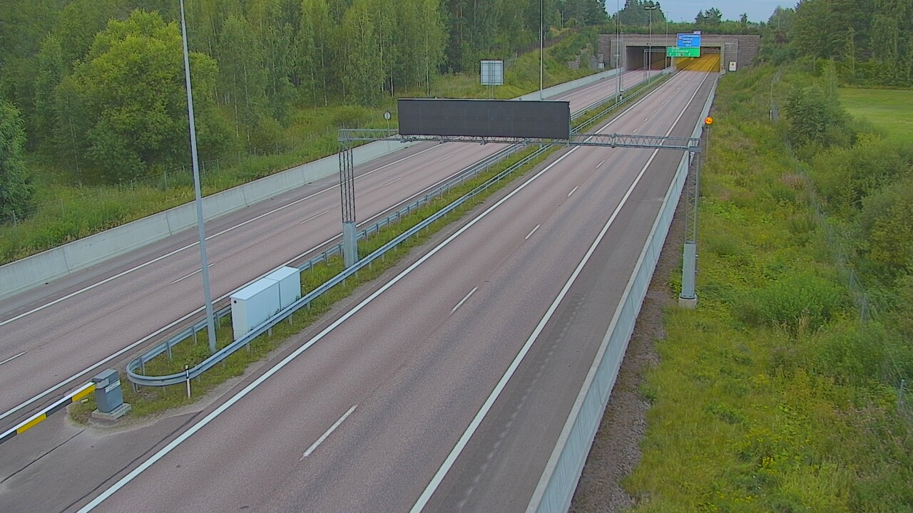 Kelikamerat Kuva Tie 7 Hamina, Husula, puomi länsi, Hamina, Kymenlaakso