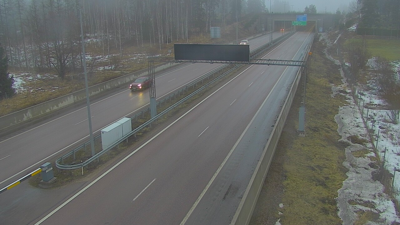 Kelikamerat Kuva Tie 7 Hamina, Husula, puomi länsi, Hamina, Kymenlaakso