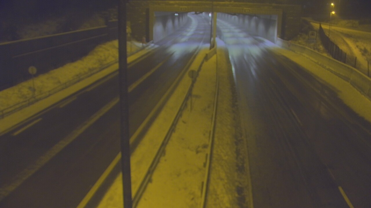 Weather Camera Image Väg 7 Fredrikshamn, Husula, bom öst, Hamina, Kymenlaakso