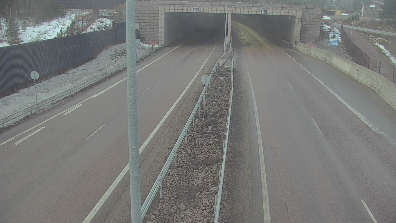 Kelikamerat Kuva Tie 7 Hamina, Husula, puomi itä, Hamina, Kymenlaakso