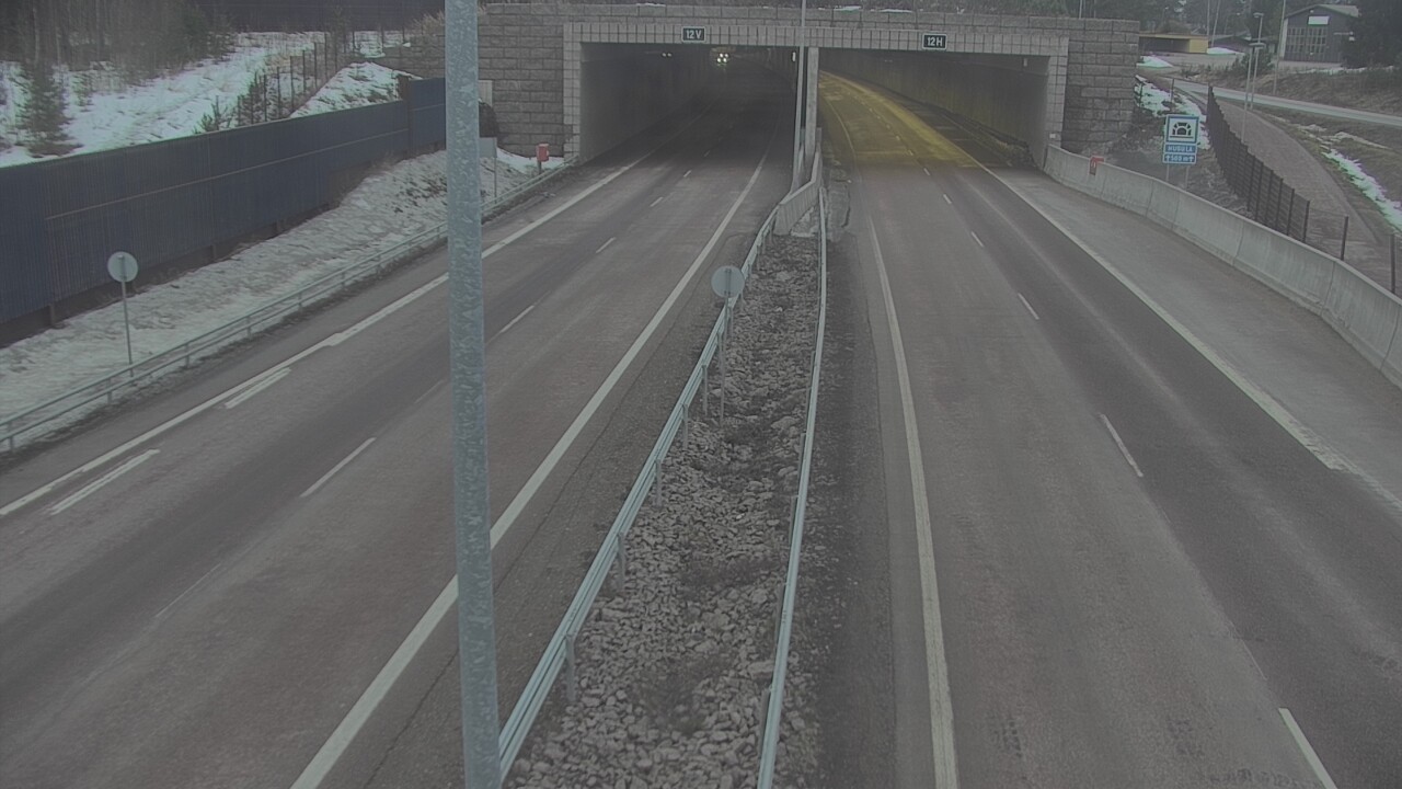 Kelikamerat Kuva Tie 7 Hamina, Husula, puomi itä, Hamina, Kymenlaakso