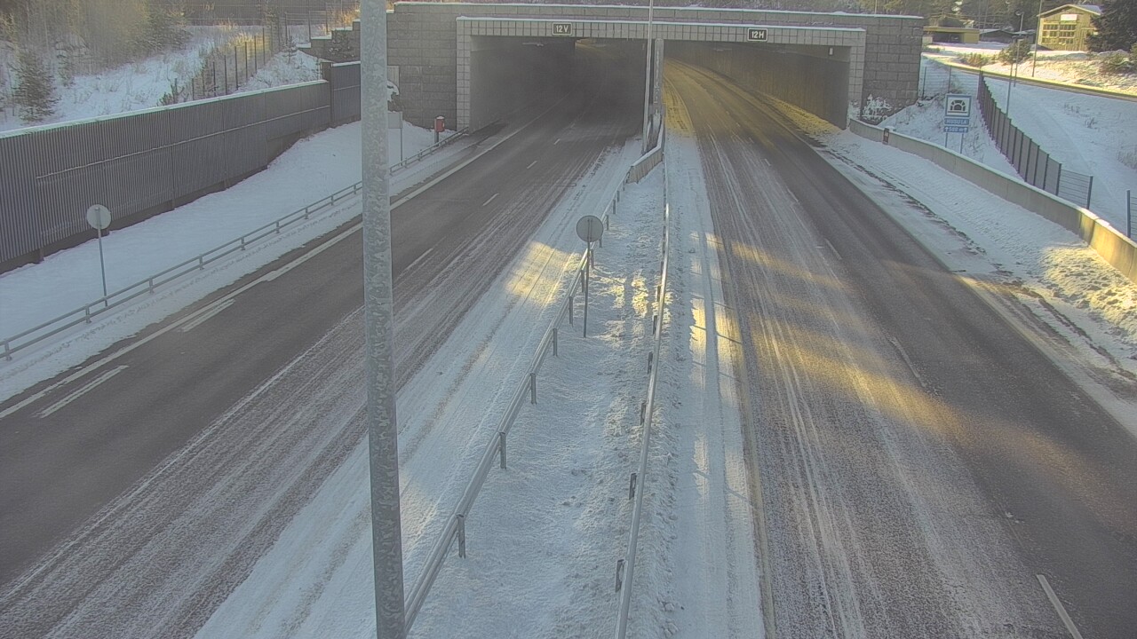 Kelikamerat Kuva Tie 7 Hamina, Husula, puomi itä, Hamina, Kymenlaakso