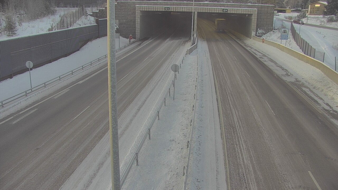 Kelikamerat Kuva Tie 7 Hamina, Husula, puomi itä, Hamina, Kymenlaakso