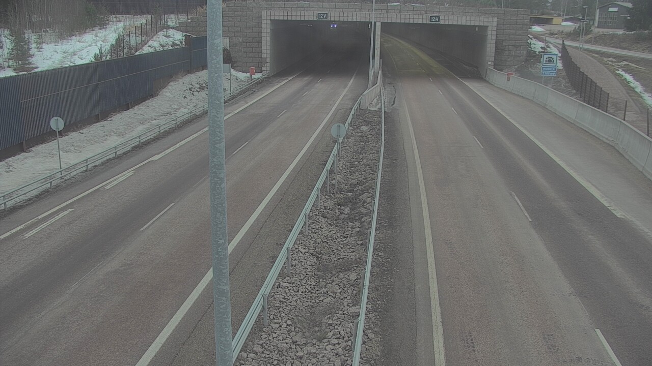 Kelikamerat Kuva Tie 7 Hamina, Husula, puomi itä, Hamina, Kymenlaakso