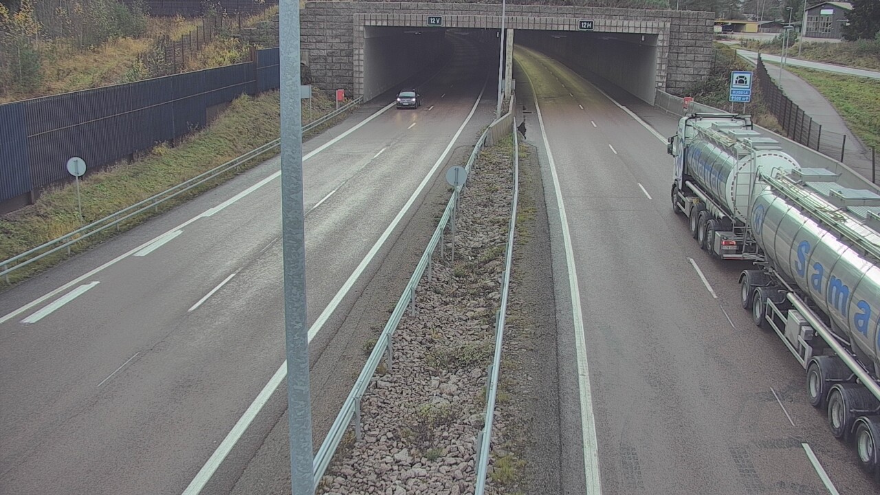 Kelikamerat Kuva Tie 7 Hamina, Husula, puomi itä, Hamina, Kymenlaakso