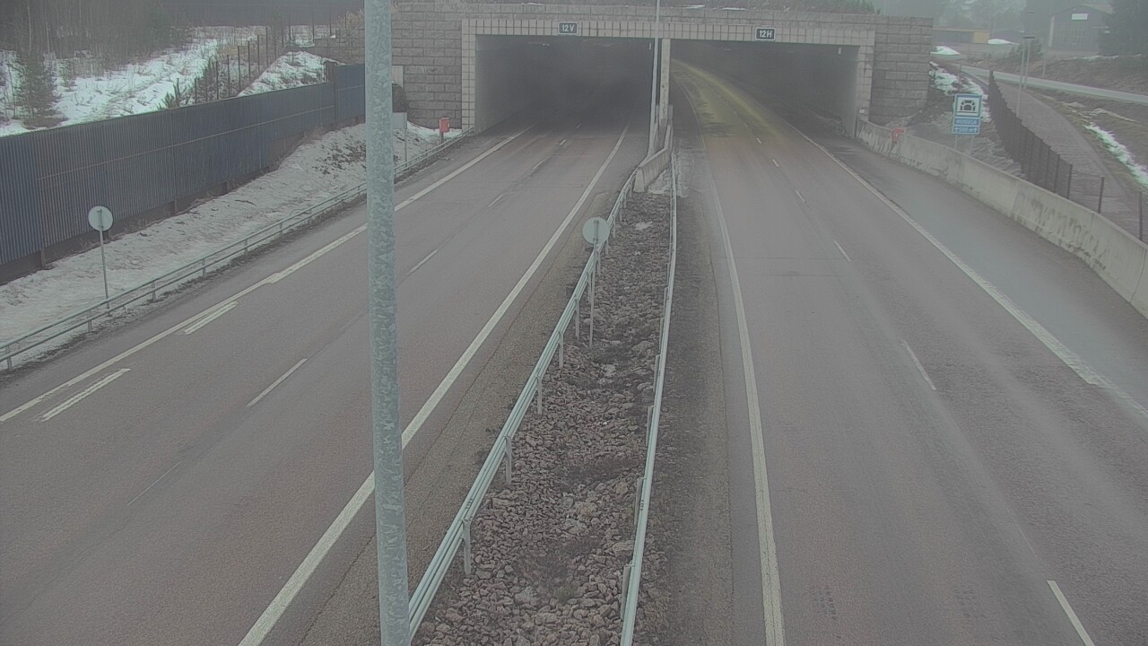 Kelikamerat Kuva Tie 7 Hamina, Husula, puomi itä, Hamina, Kymenlaakso