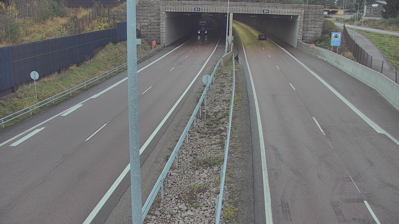 Kelikamerat Kuva Tie 7 Hamina, Husula, puomi itä, Hamina, Kymenlaakso