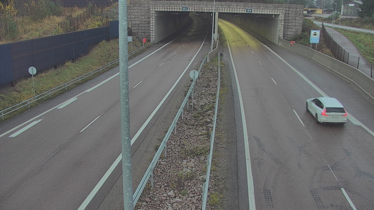 Kelikamerat Kuva Tie 7 Hamina, Husula, puomi itä, Hamina, Kymenlaakso