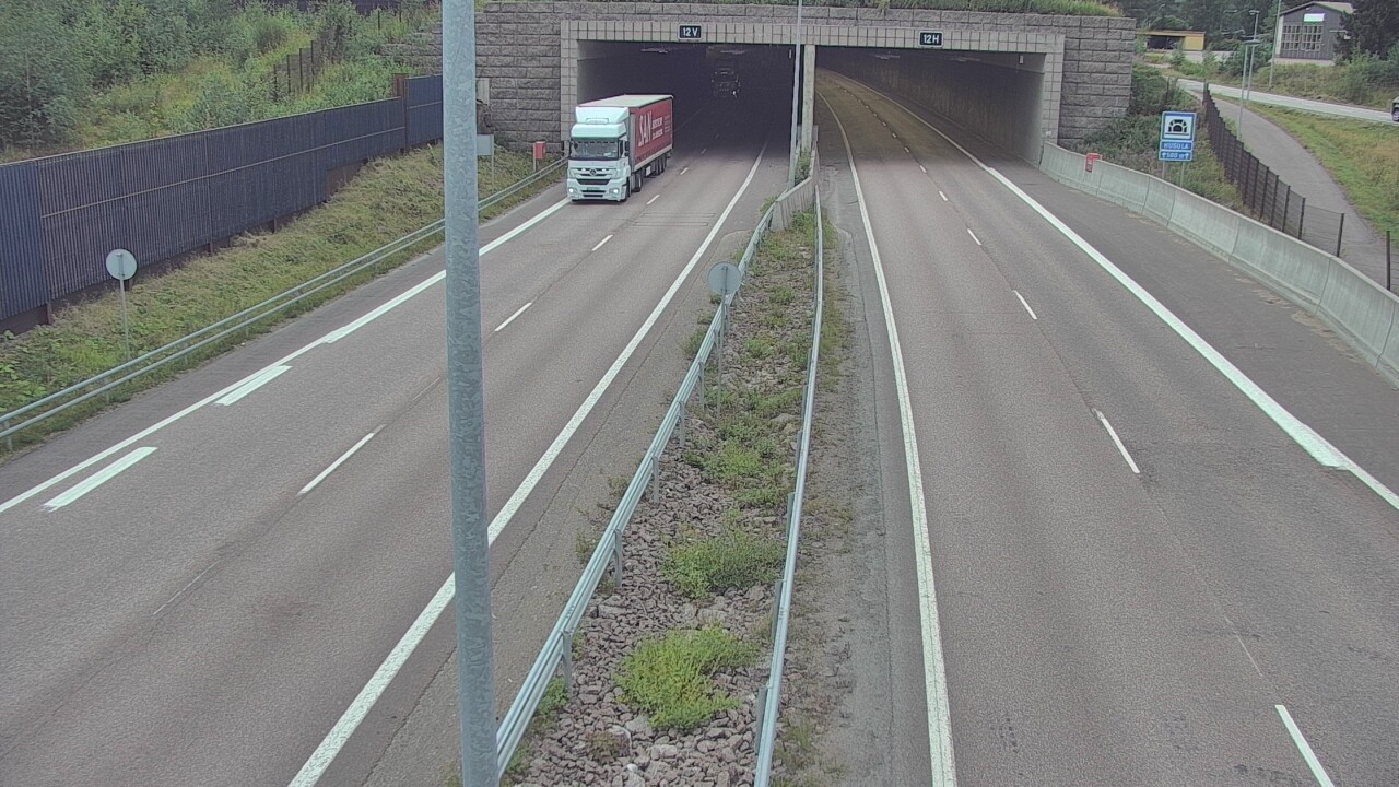 Weather Camera Image Väg 7 Fredrikshamn, Husula, bom öst, Hamina, Kymenlaakso