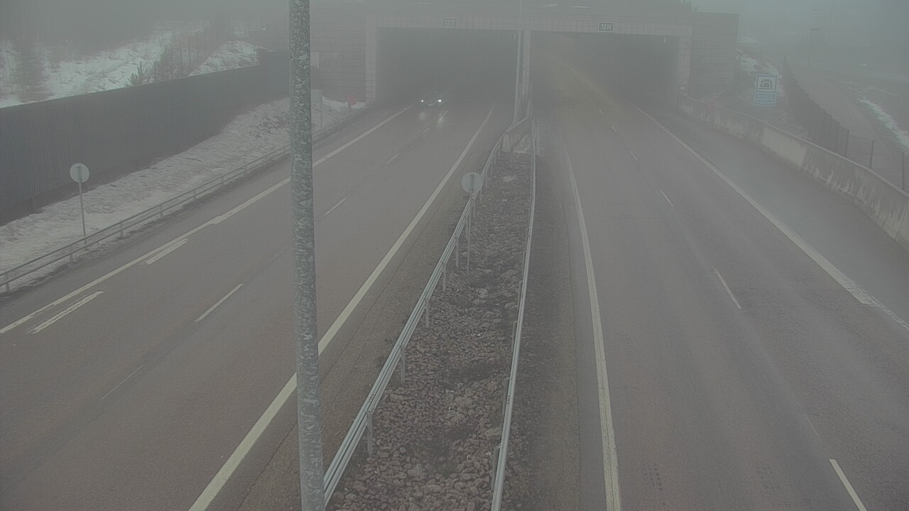 Kelikamerat Kuva Tie 7 Hamina, Husula, puomi itä, Hamina, Kymenlaakso