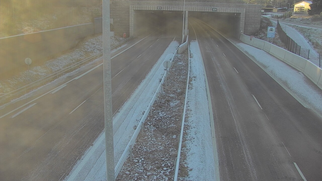 Kelikamerat Kuva Tie 7 Hamina, Husula, puomi itä, Hamina, Kymenlaakso